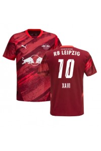 RB Leipzig Xavi Simons #10 Jalkapallovaatteet Vieraspaita 2024-25 Lyhythihainen